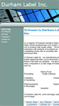 Mobile Screenshot of durhamlabel.com